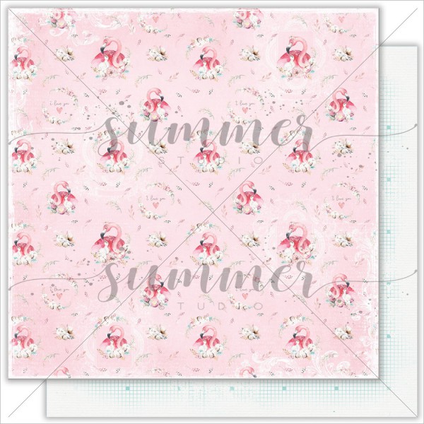 Лист бумаги из коллекции "Mother's tenderness" Mommy and me (Summer Studio, Россия)