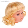 Волосы для кукол (парик), локоны, d=8-9 см, цвет Блондин