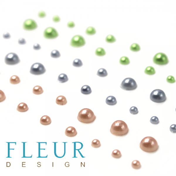 Набор самоклеящихся полужемчужин из коллекции "Я расту" 54 шт. (Fleur Design)