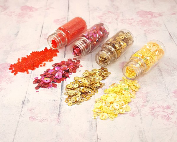 Набор пайеток и бисера для шейкера "Осенний" (Craftstory, Россия)