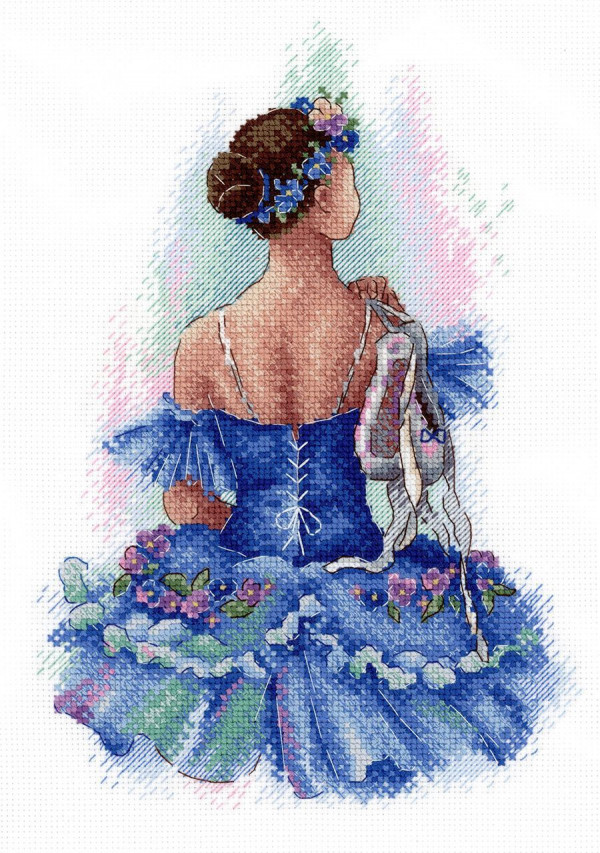 Набор для вышивки на канве Aida "Прима балета" (М.П. Студия, "Жар-птица")