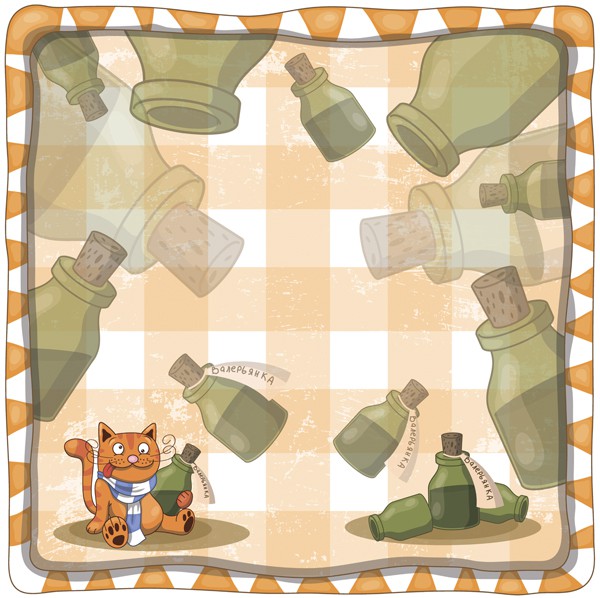 Бумага из коллекции "Рыжий кот" Переборщил (Россия) 