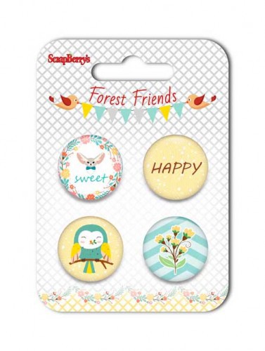 Набор фишек #3 из коллекции Лес Чудес (Scrapberry's)