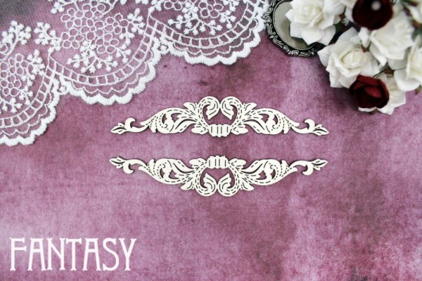 Чипборд "Декоративные узоры", 2 шт. (Fantasy, Россия)  