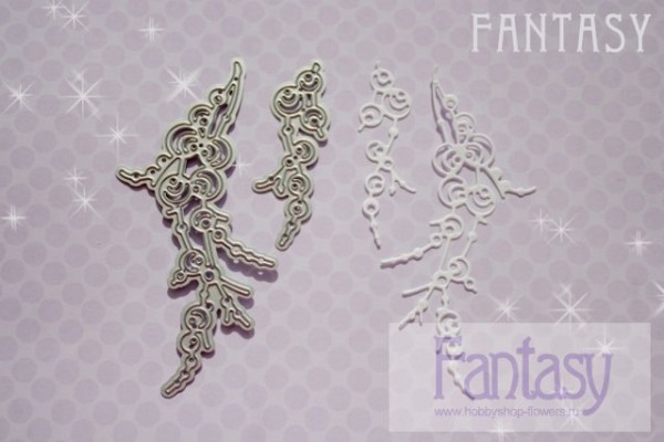 Набор ножей для вырубки "Веточка смородинка", 2 шт. (Fantasy, Россия)  