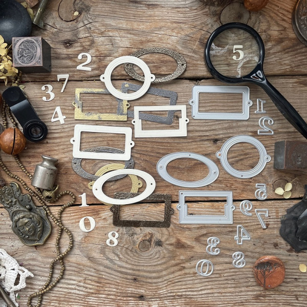 Набор ножей для вырубки "Библиотечный учёт" (MiMiCut, Россия) 