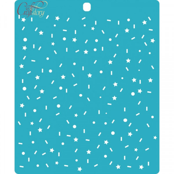 Трафарет "Конфетти" (Craftstory, Россия)