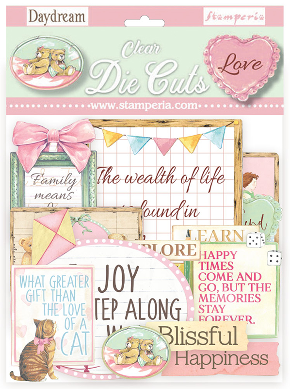 Набор прозрачных высечек из коллекции "DayDream", 34 шт. (Stamperia)