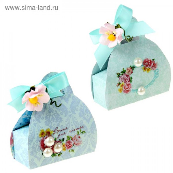 Набор для декорирования Бонбоньерки "Цветочный" 2 шт. (Артузор, Россия) 