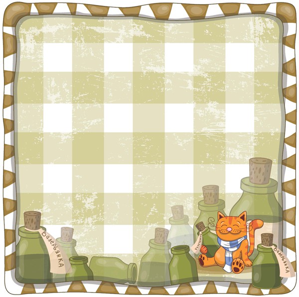 Бумага из коллекции "Рыжий кот" Валерьянка (Россия) 