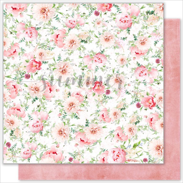 Бумага из коллекции "Vintage wedding" Flowers morning  (Summer Studio, Россия)