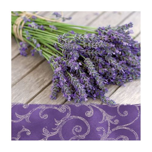 Салфетка 33*33 см "Lavender in the Country", 1 штука (Paw Decor Collection)