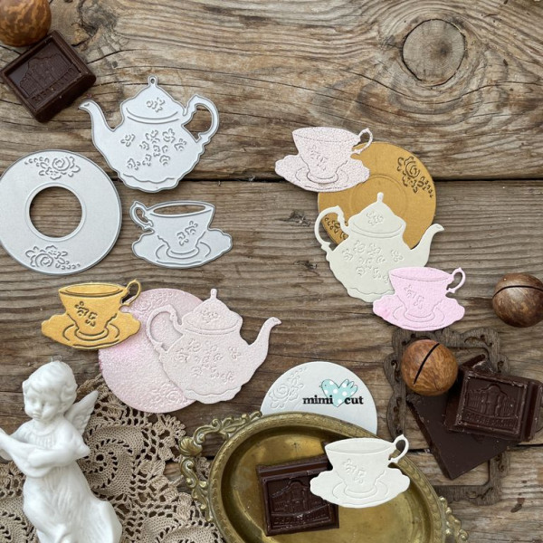 Набор ножей для вырубки "Безумное чаепитие" (MiMiCut, Россия)