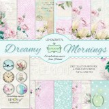 Набор бумаги 30,5*30,5 "Dreamy Mornings", 6 листов +бонус +топсы (Lemoncraft, Польша)