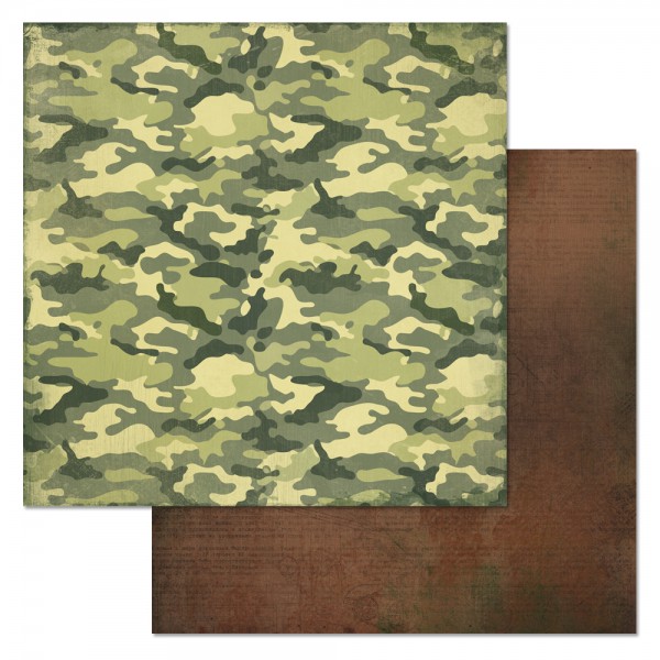 Бумага из коллекции "Дембельский альбом 2" Конспирация (ScrapMania)