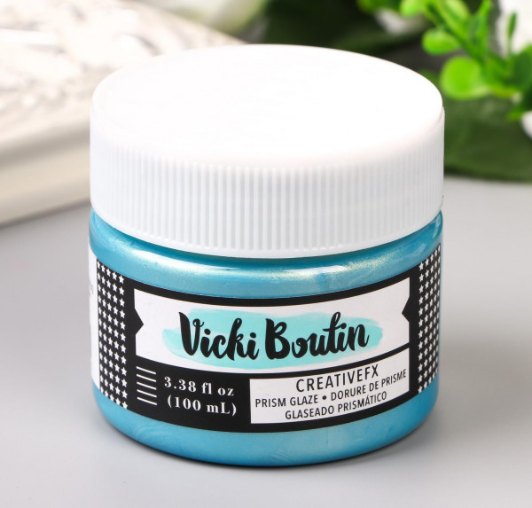 Краска "Глазурь", цвет Голубой, из коллекции Let’s Wander Vicki Boutin (США)