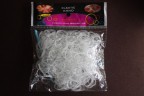 Набор резиночек для плетения "Гофре", цвет Прозрачный, 600 штук  
