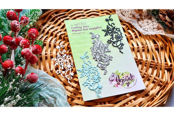 Нож для вырубки "Искрящийся снег №2" (Agiart, Россия)