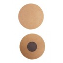 Заготовка для декорирования Круглая, МДФ, 2 штуки (магнит)  