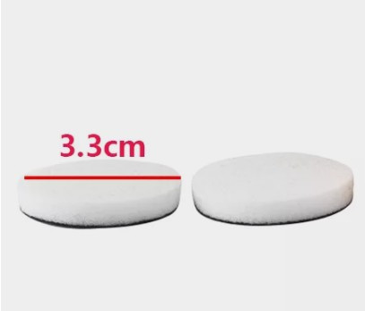 Насадка круглая поролоновая "Плоская" для аппликатора, 1 шт. / 10 шт.