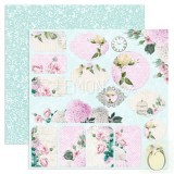 Бумага из коллекции "Dreamy Mornings" Morning Flowers (для вырезания) (Lemoncraft, Польша) 