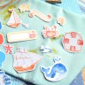 Набор высечек из коллекции "Морячок ", 92 штуки (ScrapMania) 