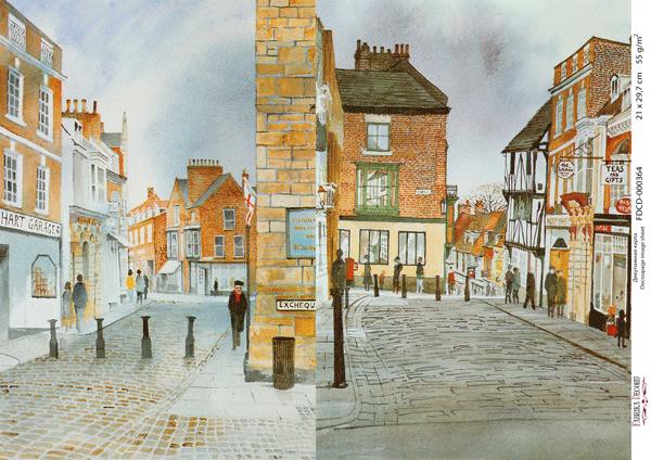 Декупажная карта #0364, формат А4, 1 лист (Фабрика Декору)