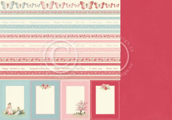 Бумага из коллекции My Dearest Sofia "Borders" (Pion Design)