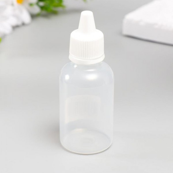 Флакон для клея/ красок, узкий носик, объем 60 мл (Фабрика декору)