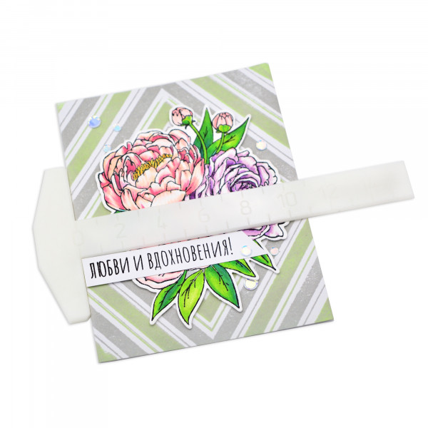 Т-образная линейка, метрическая, пластик, цвета в ассортименте (Яна Седышева, Россия)