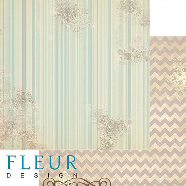 Бумага из коллекции "Зимние чудеса" "Золотистая дымка" (Fleur Design)