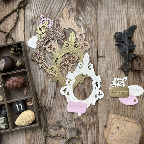 Набор ножей для вырубки "Век суетных маркиз", 6 шт. (MiMiCut, Россия)