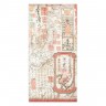 Набор бумаги 15*30 см из коллекции "Sir Vagabond in Japan" (Бродяга в Японии), 10 листов (Stamperia)
