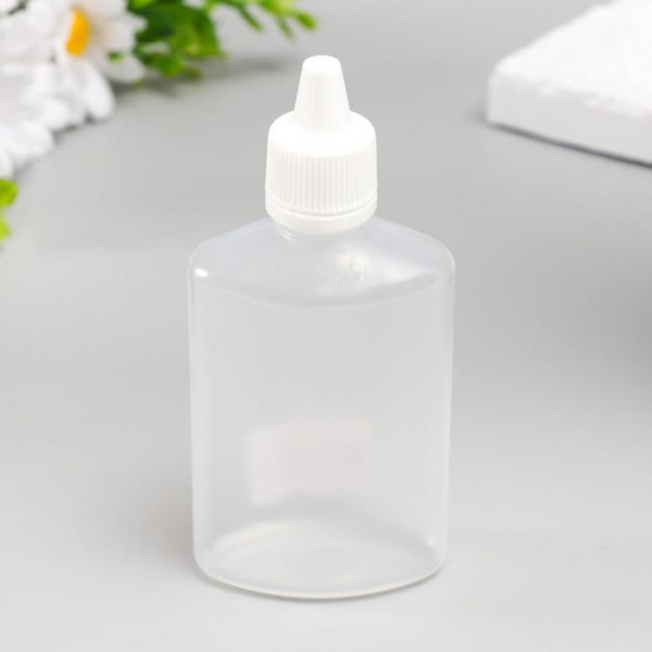 Флакон для клея/ красок, узкий носик, объем 100 мл (Фабрика декору)