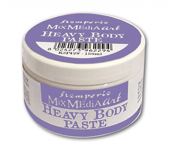 Паста-гель Heavy Body Paste для создания экстра-объема, цвет Белый, 150 мл (Stamperia)