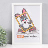 Фоторамка "Keep memories", 21*30 см, МДФ, цвет Белый