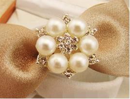 Декоративное украшение, диаметр 29 мм, цвет Серебро 