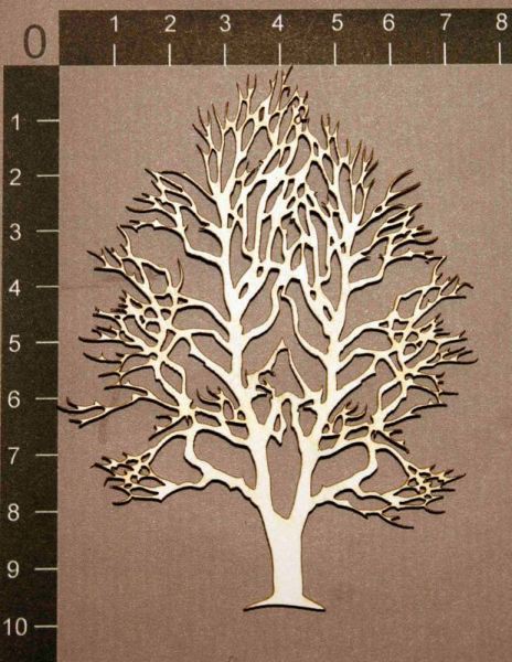 Фигурка из чипборда "Береза", 1 шт., (By Mama Yaga, Россия)   