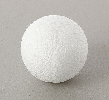 Заготовка для декора, шар 10 см, пенополистирол белый, 1 шт. (АртУзор) 