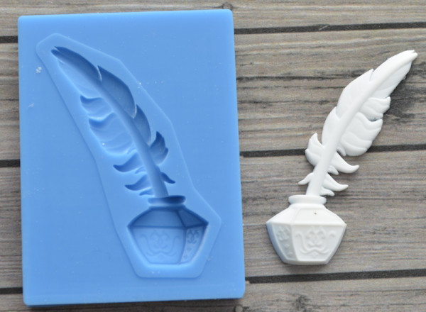 Молд для творчества "Чернильница с пером"(Арт-студия "ПроСвет")