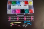 Набор для плетения браслетов "Кейс средний" в органайзере, 1800 резиночек