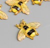 Декоративная фигурка "Пчёлка с золотыми линиями", смола (Артузор)  