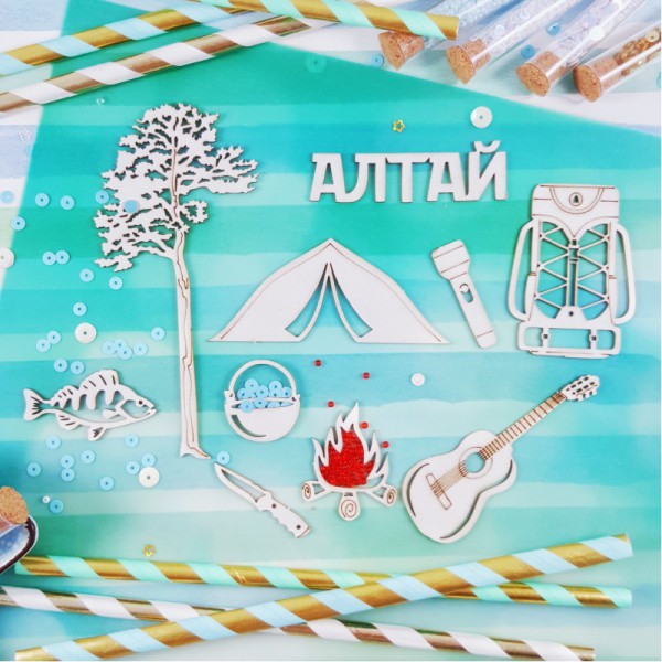 Набор чипборда  "Алтай" (Craftstory, Россия)