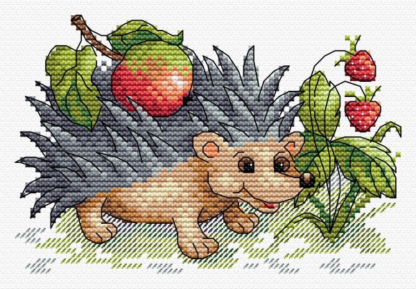 Набор для вышивки на канве Aida "Сладкая находка" (М.П. Студия, "Жар-птица")  