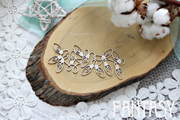 Чипборд "Гирлянда с лампочками" (Fantasy, Россия)