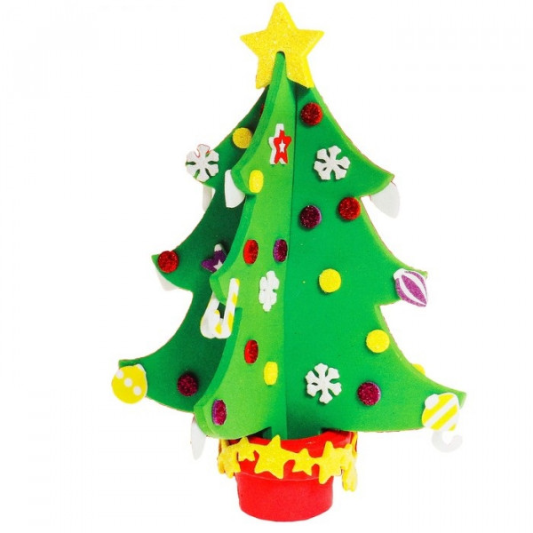 Набор для творчества "Создай и укрась елочку-шарики"