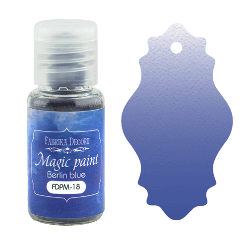 Сухая краска "Magic paint", цвет Берлинская лазурь, 15мл (Фабрика Декору, Украина)