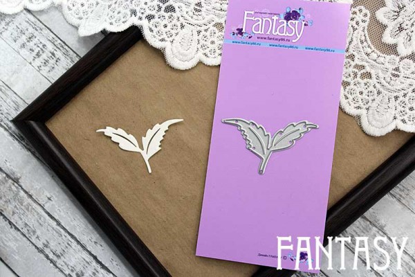 Нож для вырубки "Зимний лист" #2 (Fantasy, Россия)