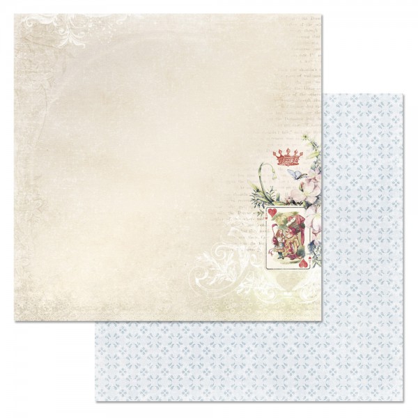 Бумага из коллекции "Алиса в сказке" Моя королева  (ScrapMania)