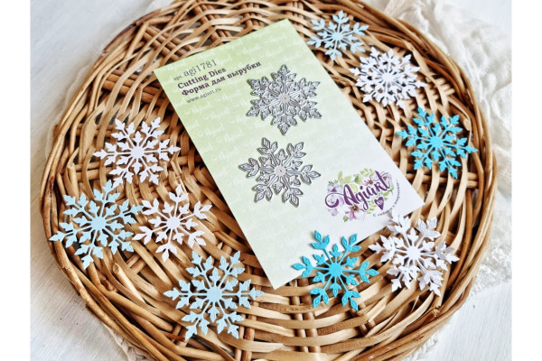 Набор ножей для вырубки "Хрустальные снежинки" (Agiart, Россия)